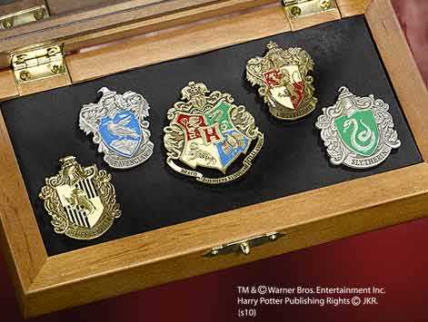 Collezione 5 Spille Casate di Hogwarts	HP